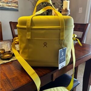 Hydro Flask Yellow Carry Out Cooler